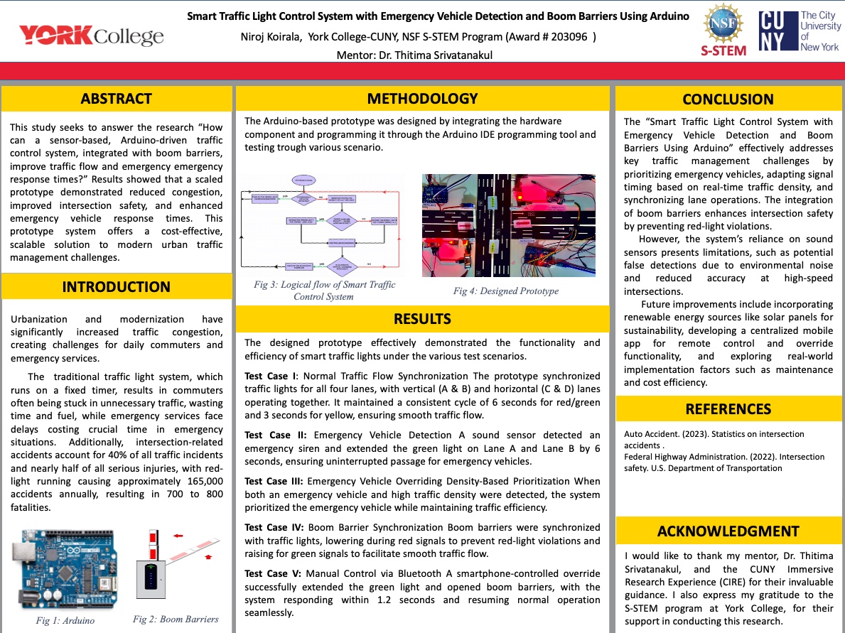 Smart Traffic System Poster
